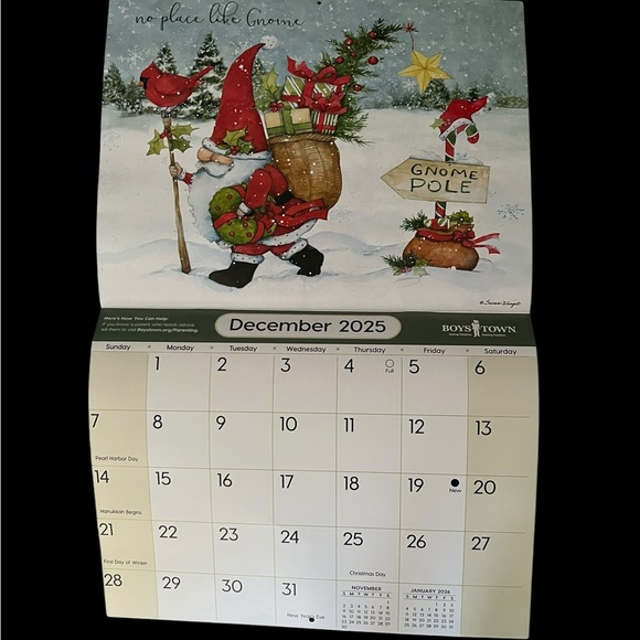Boys Town 2025 Planner & Calendar Susan Winget 3 Piece Bundle Lot NEW UNUSED - Picture 5 of 10
